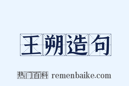 王朔造句是什么意思的图片